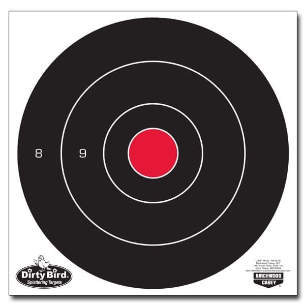 Dirty Bird 8" Bull's-eye (25 Target Pack)